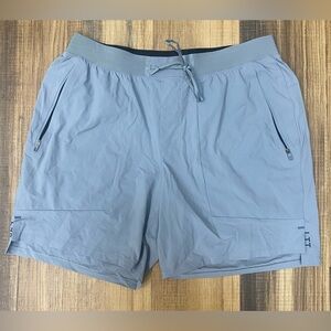 Lululemon License To Train Shorts 7” Linerless Mens Size XL Gray